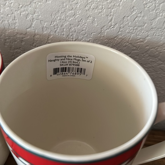 Lenox Naughty And Nice Mugs, Set Of 2 - Picture 2 of 3